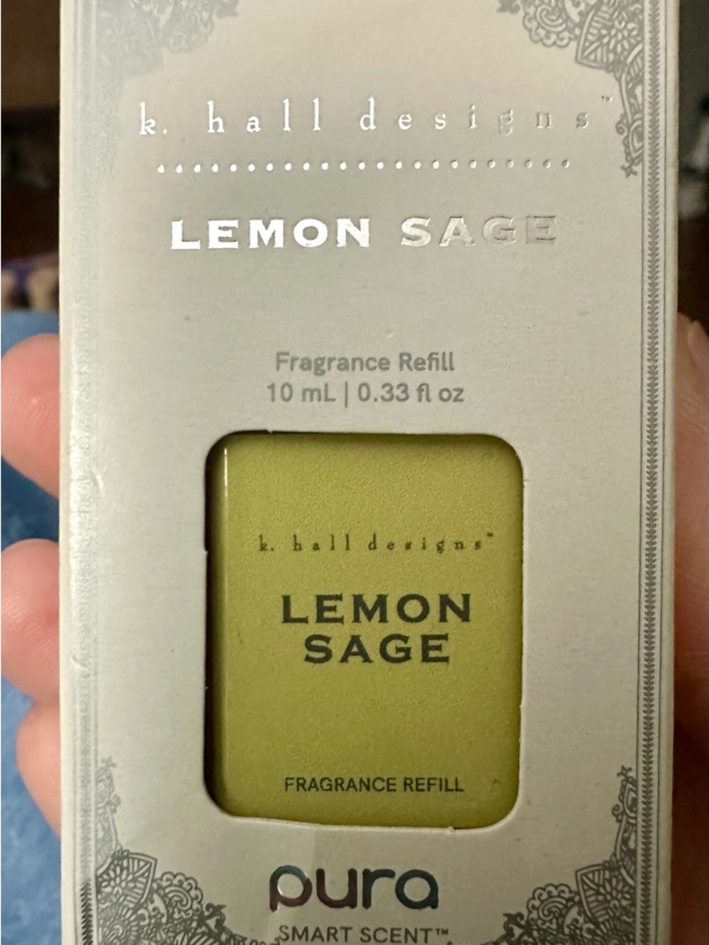 Lemon Sage Fragrance Refill - Green